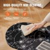 VEVOR Portable Manicure Table, Foldable Nail Table with Electric Dust Collector, Moveable Nail Tech Desk & 4 Wheels, 3 Dust Bags, Bendable LED Lamp