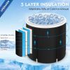 Recovery Ice Tub Foldable Adult Bathtub Outdoor Portable Cold Water Therapy Tub Fitness Rehab Ice Tub For Athletes Long Lasting Insulated Ice Tub