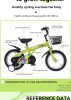 FKZNPJ 16 inch sporty kids bike with training wheels and stand Adjustable saddle Suitable for boys and girls aged 4-8 years tall Height 41-46 inches A